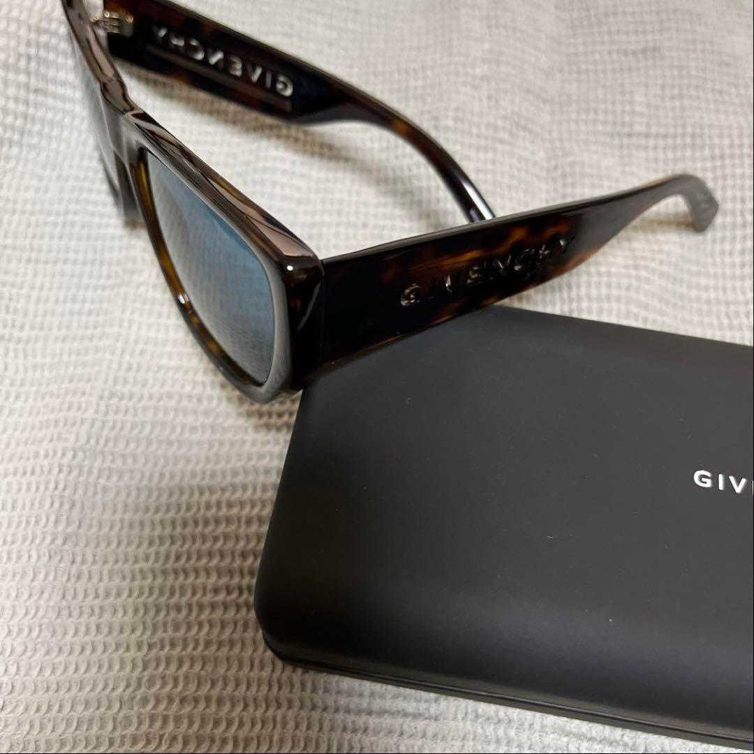 美品 GIVENCHY ジバンシー サングラス ブルー ブラウン ユニセックス