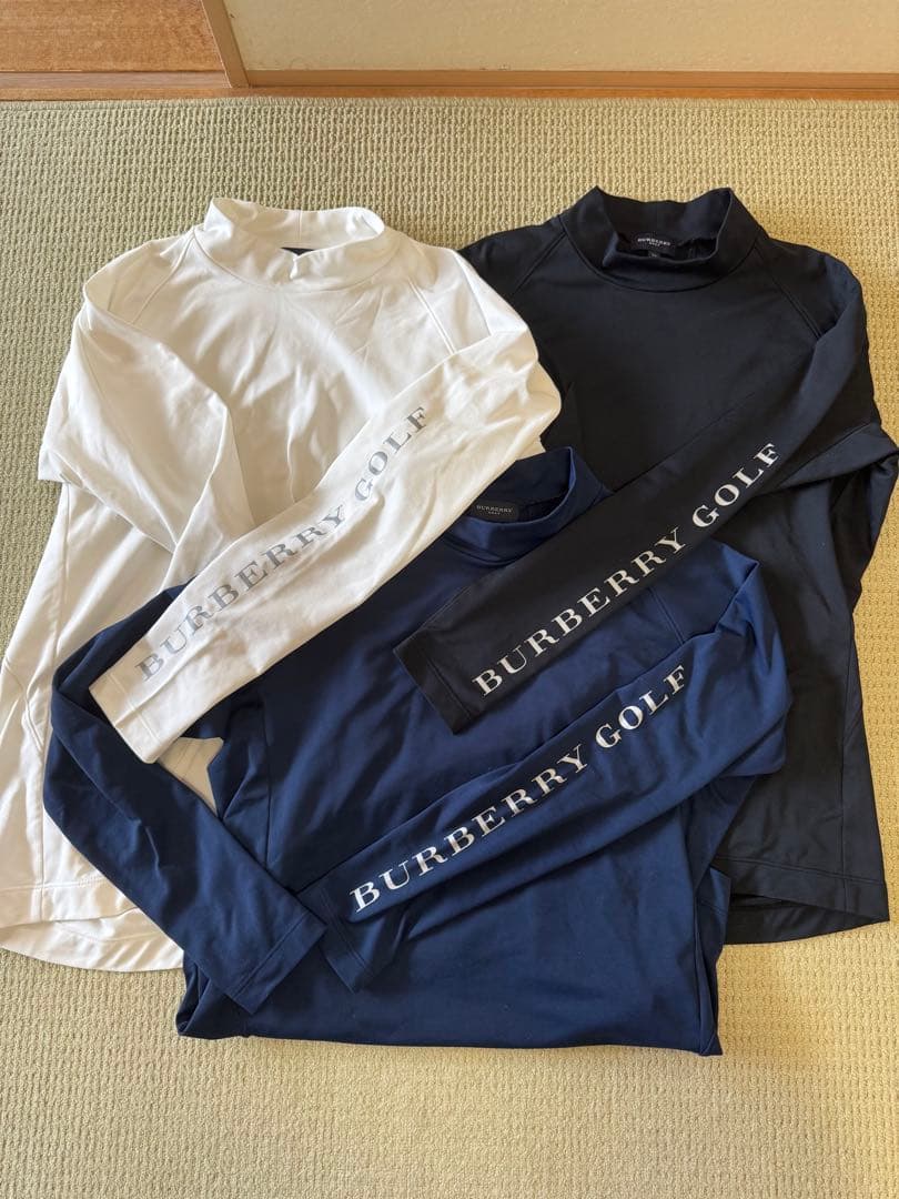 レア！　BURBERRY GOLF バーバリーゴルフ　ハイネックシャツ　セット