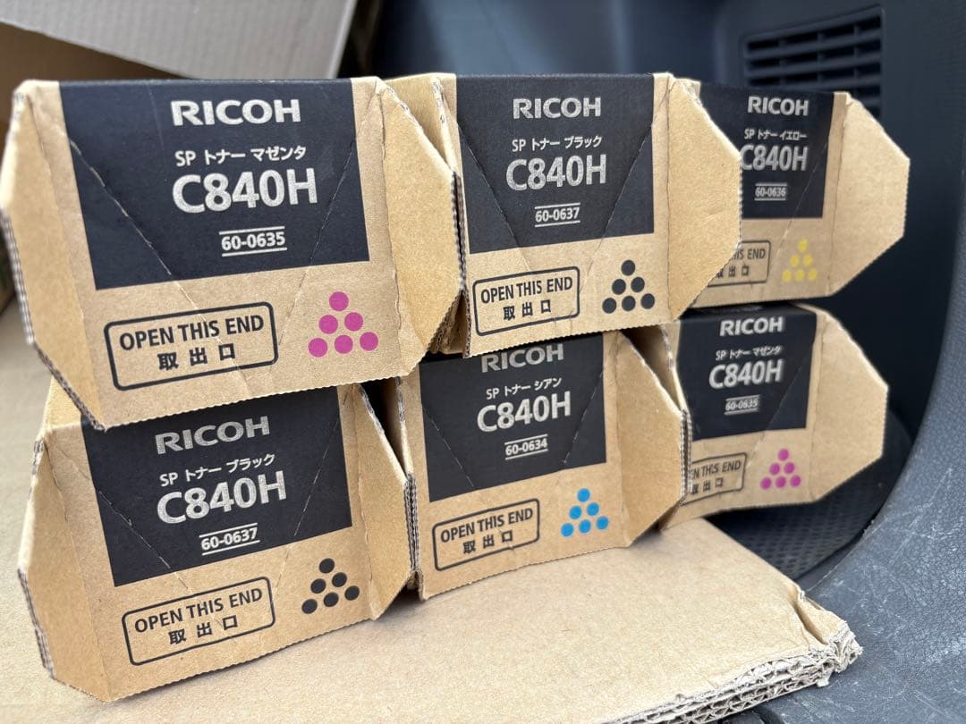 ［新品•未使用•未開封］リコーSPトナー C840H 6本セット