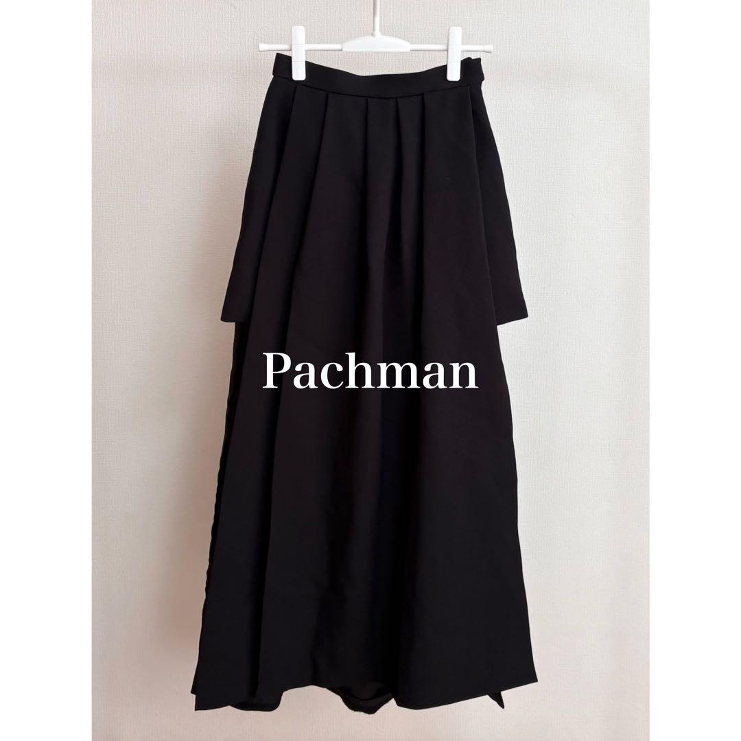 最終お値下げ　Pachman パハマン スカート ブラック 日本製 変形デザイン