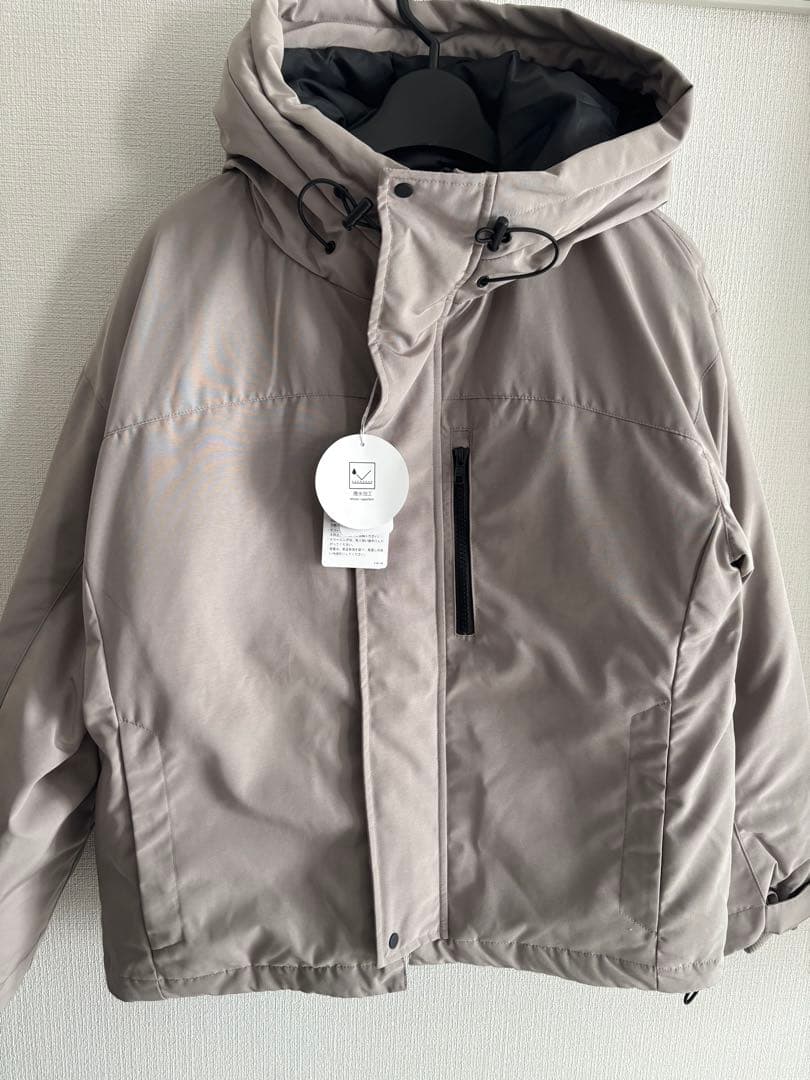 新品◎サニーレーベル◎フーディーダウンジャケット//グレージュ