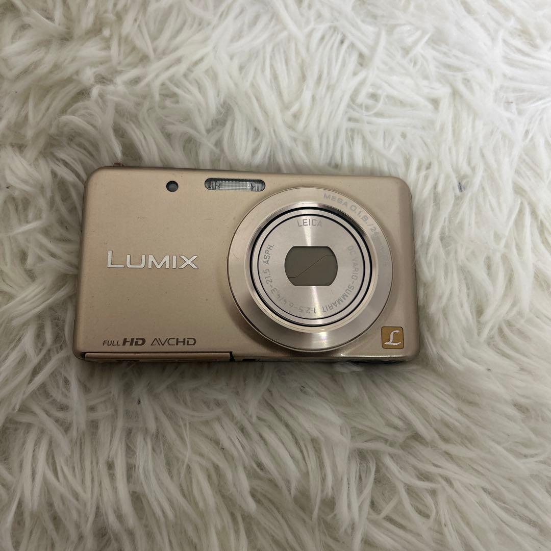 【極美品】 LUMIX DMC-FX80 付属品付き　ゴールド　デジカメ