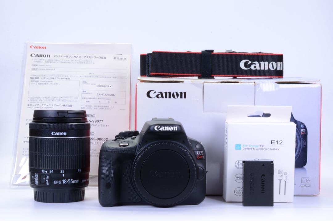 Canon EOS Kiss X7 レンズセット 動作良好