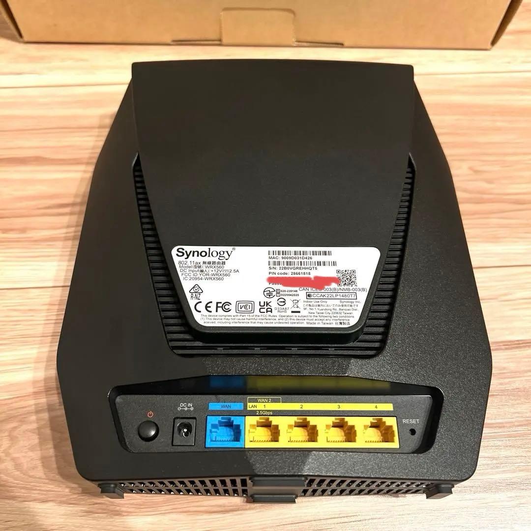 【みー】synology ROUTER WRX560 Wi-Fi6