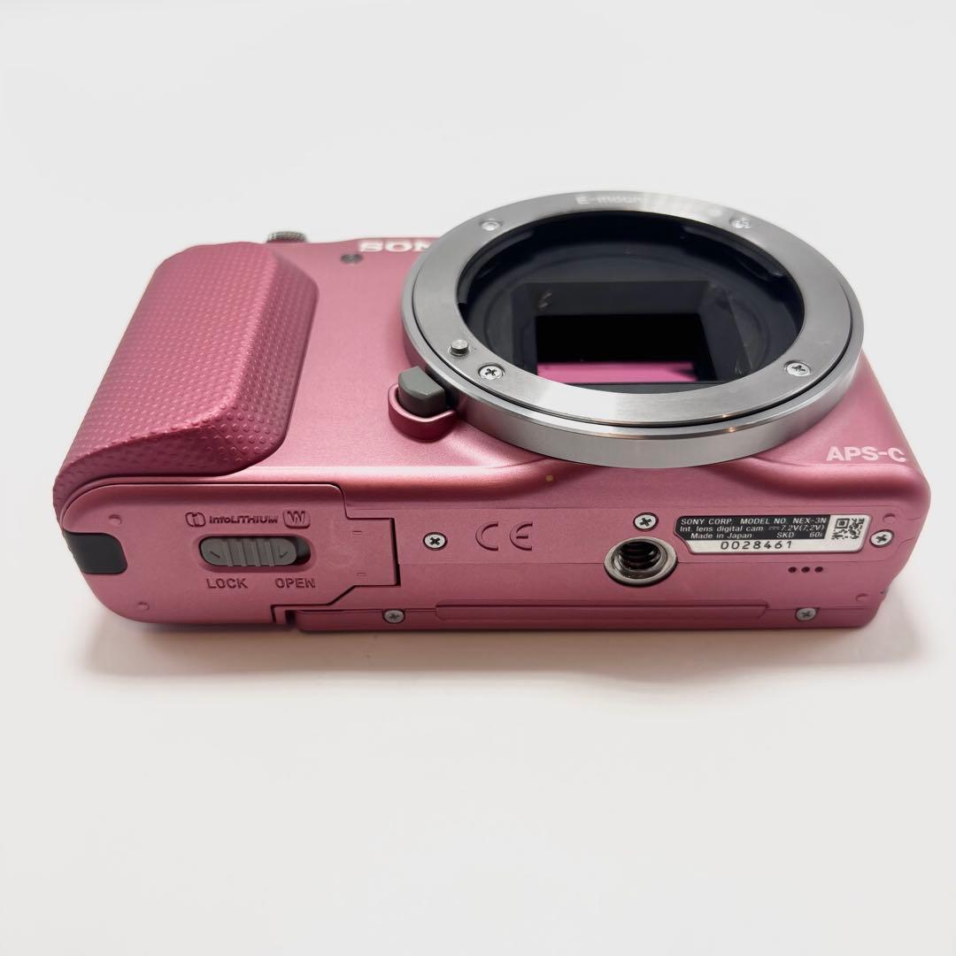 SONY α NEX-3N ピンク ボディ ミラーレス一眼 ジャンク品