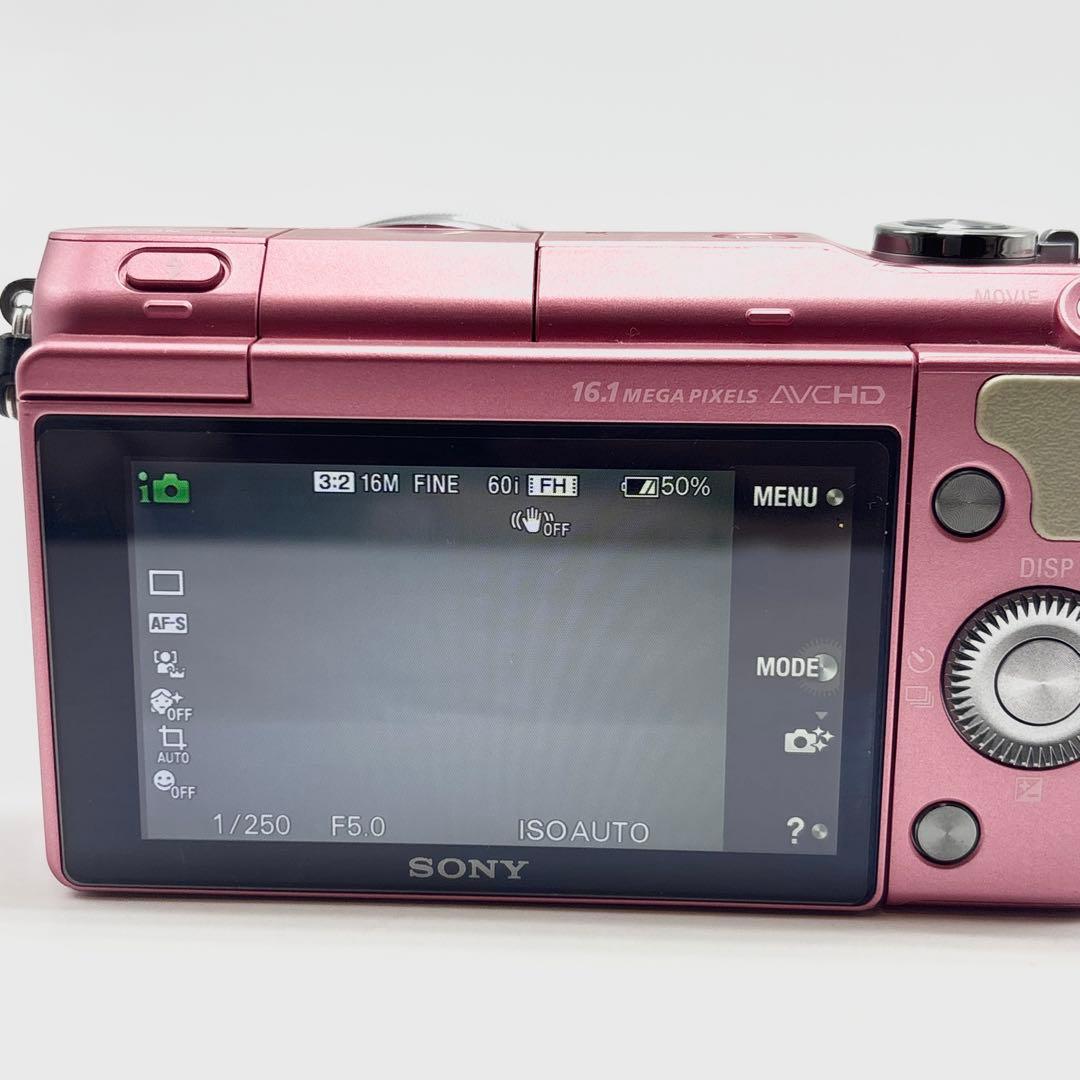 SONY α NEX-3N ピンク ボディ ミラーレス一眼 ジャンク品