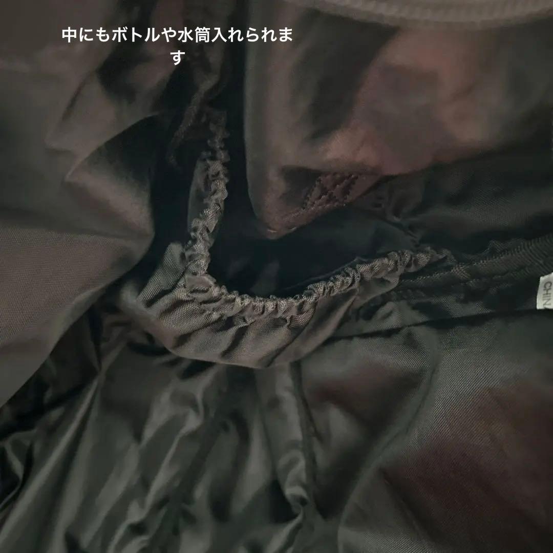 美品　agnès b. マザーズバッグ 黒　おむつ替えマット未使用　2WAY