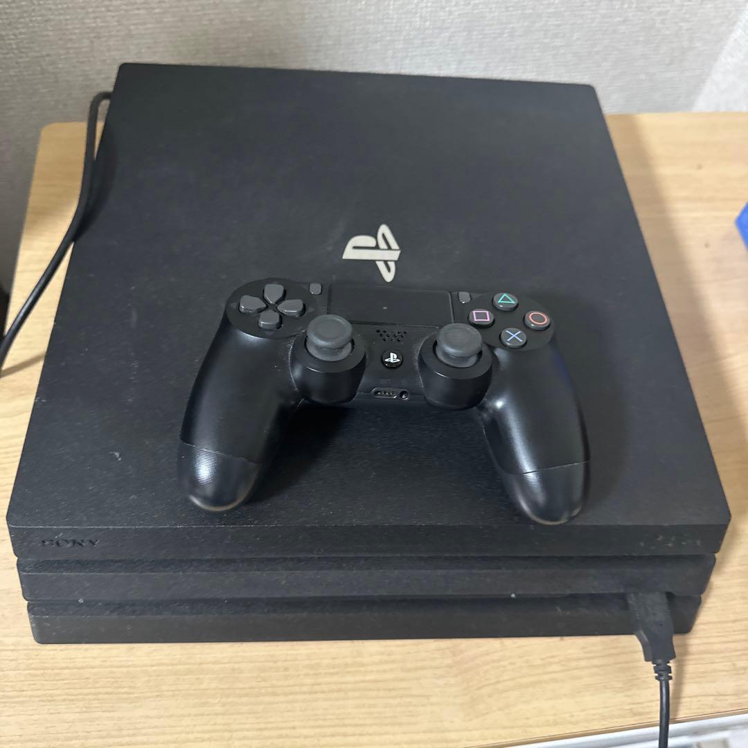 【SSD525GB換装済】PlayStation4 Proジェット・ブラック