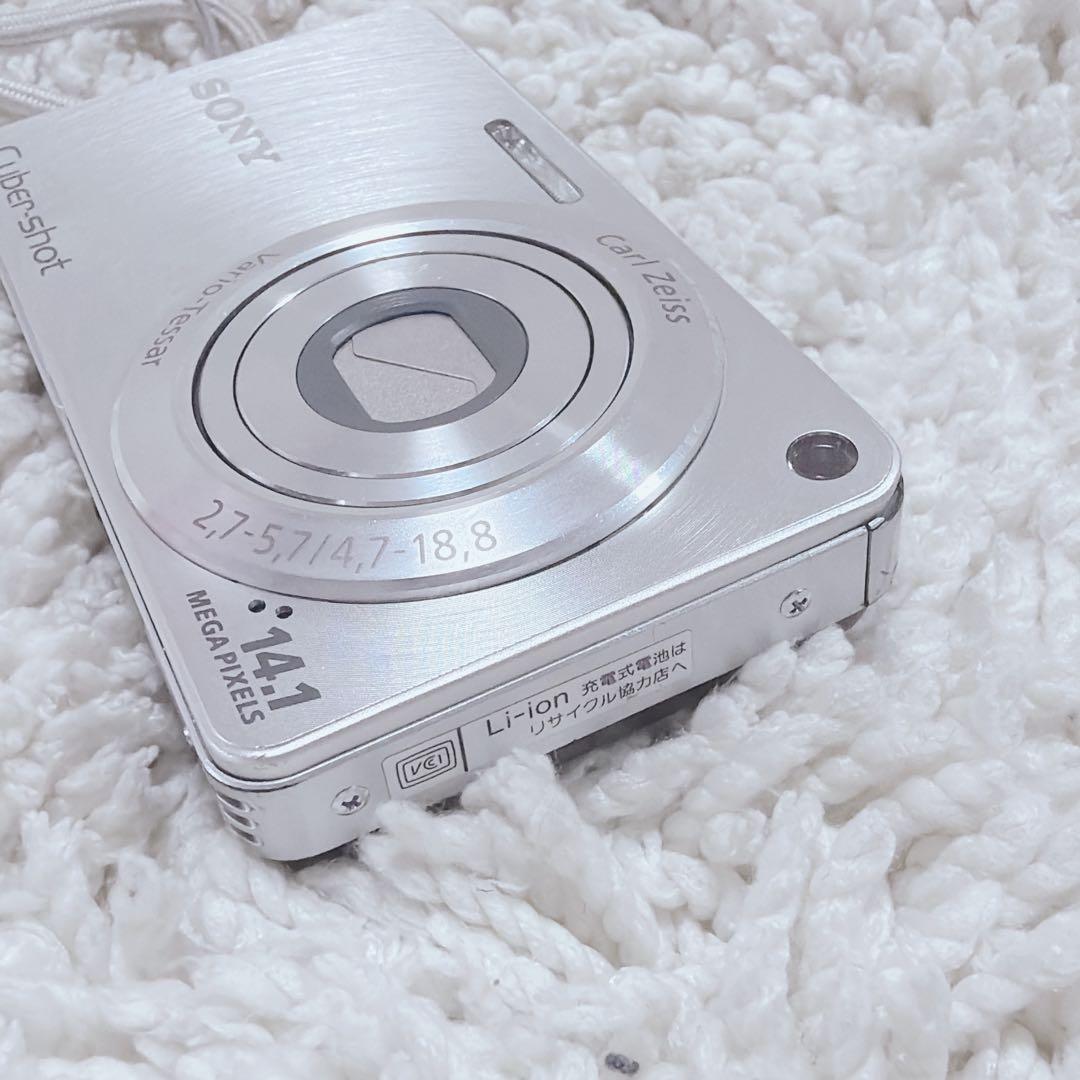SONY サイバーショットDSC-W350 デジカメ コンデジ 本体 シルバー