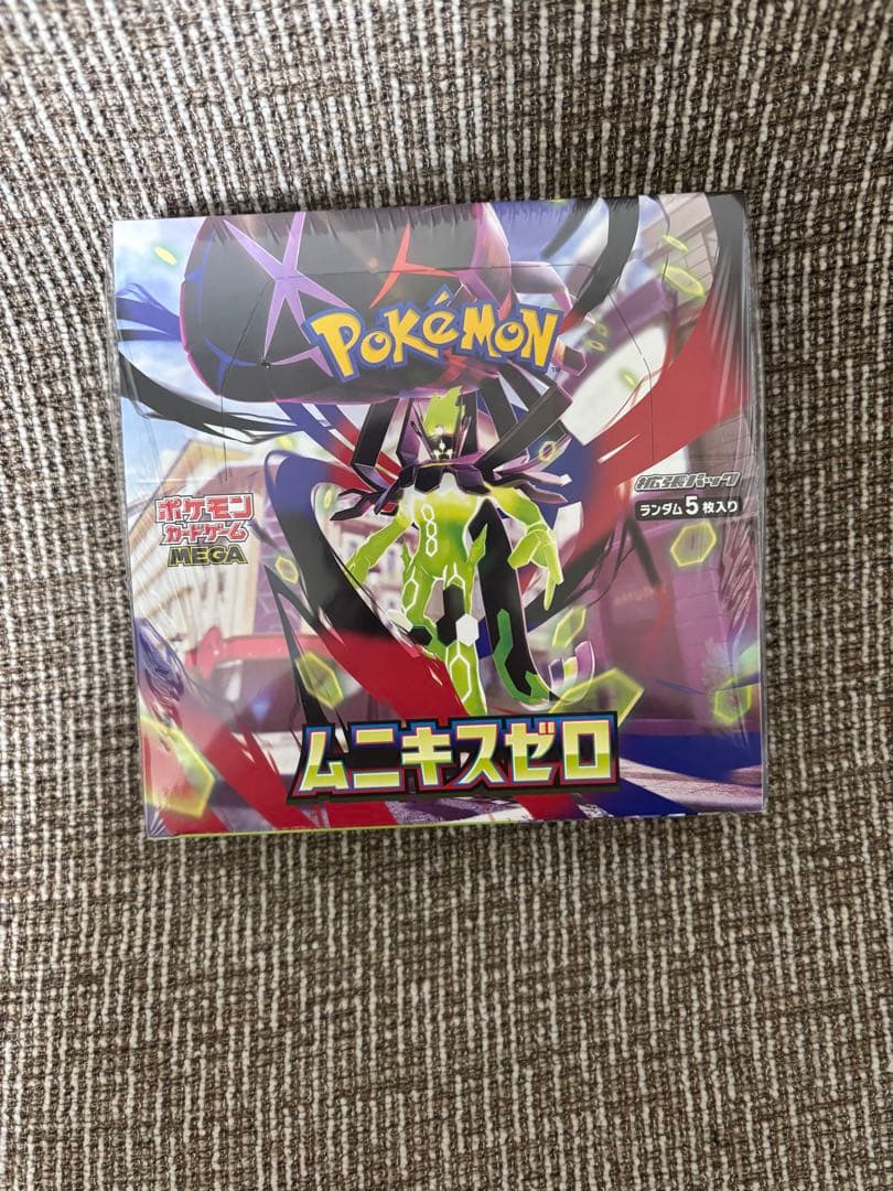 ポケモンカード　ムニキスゼロ　新品未開封シュリンク無しぺりぺり付き1BOX