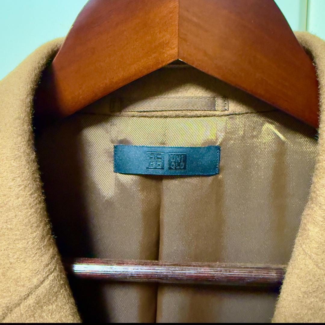 UNIQLO ユニクロ ウールカシミヤチェスターコート ブラウン XL