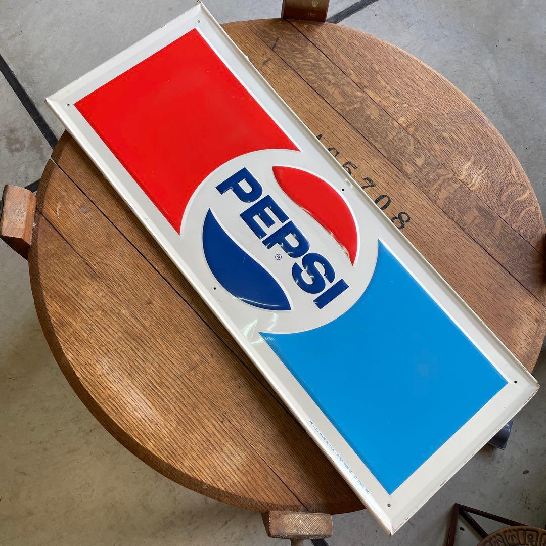 80's U.S.A vintage PEPSI COLA ペプシ サイン 看板