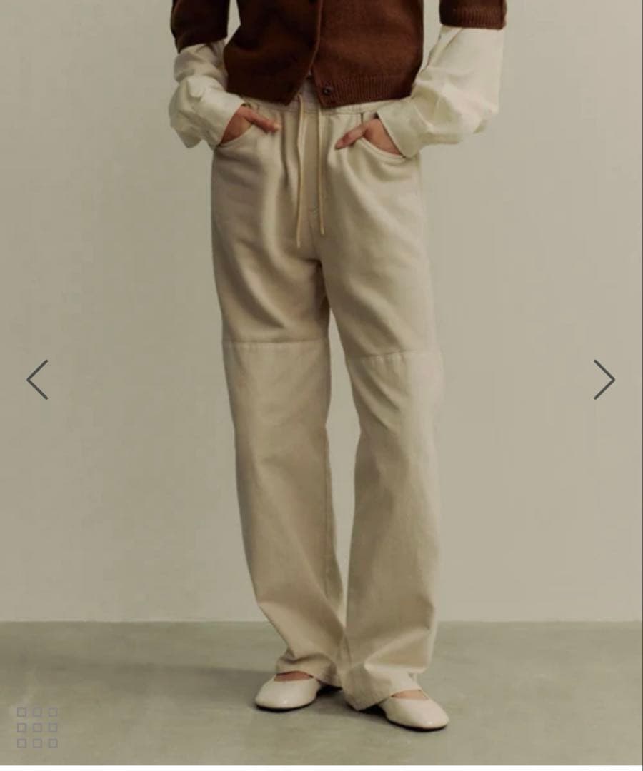 Amomento スウェットデニムパンツ　H Beauty ROKU 1LDK