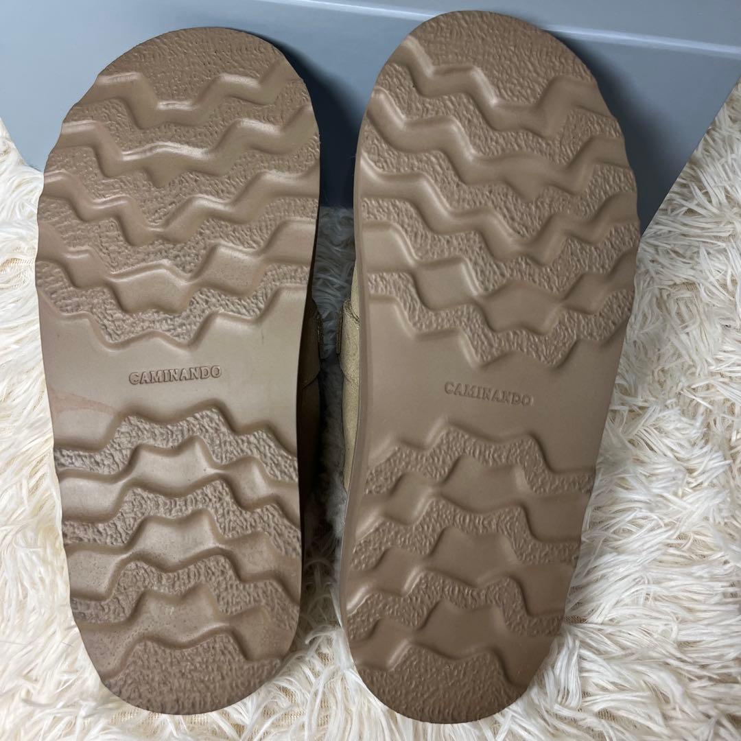 【新品未使用】CAMINANDO バックルファーサンダル