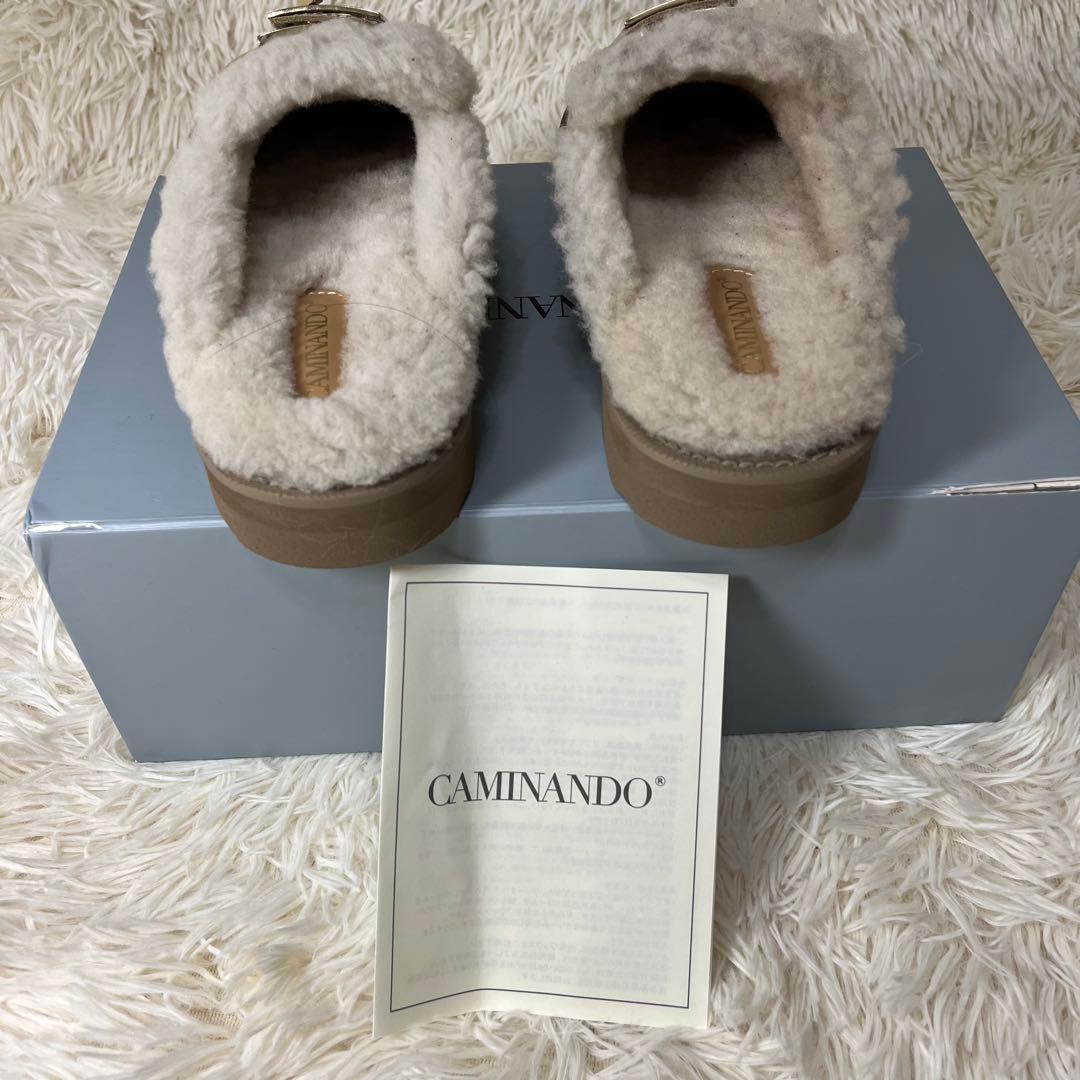 【新品未使用】CAMINANDO バックルファーサンダル