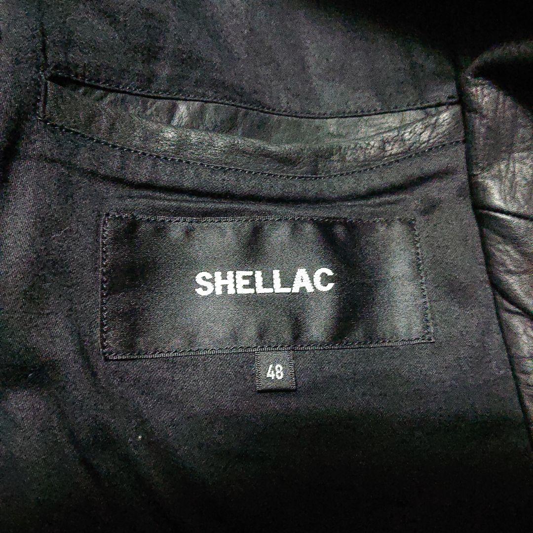 SHELLAC カウレザーライダースジャケット ラビットファー特別仕様【超美品】