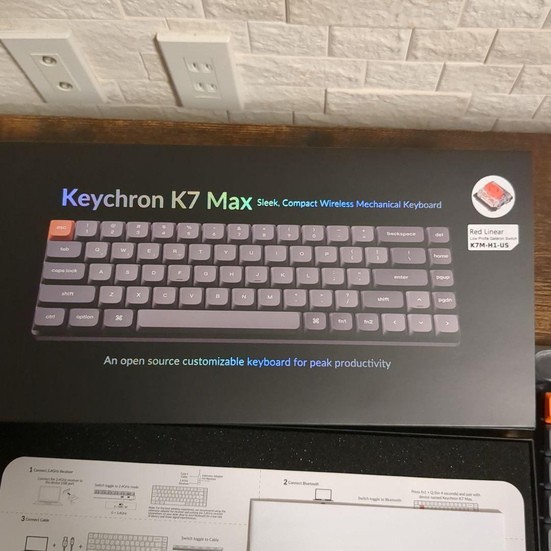 Keychron K7 Max 赤軸 K7M-H1-US ホットスワップ対応