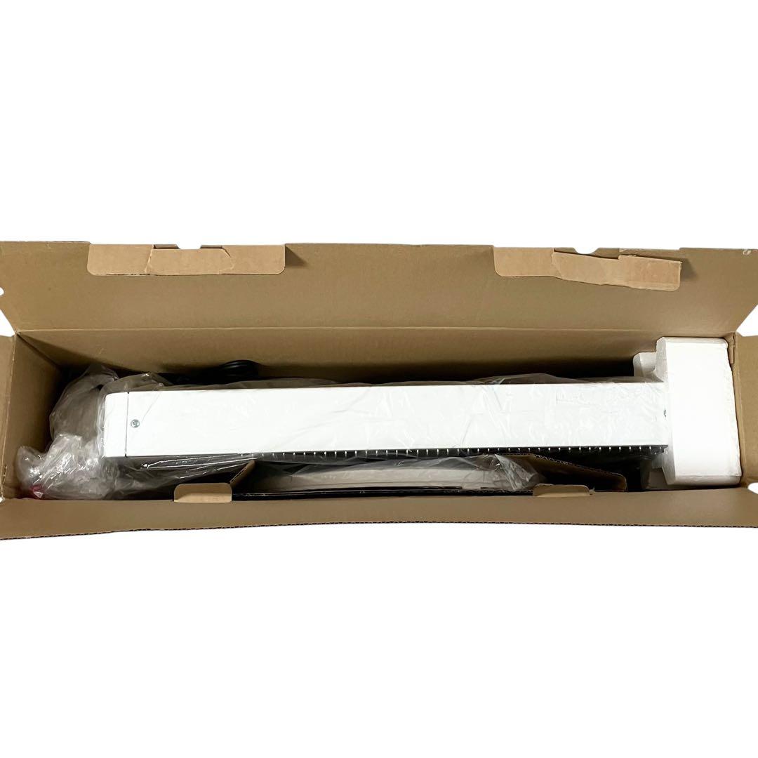 【美品】 山善 遠赤外線 カーボンヒーター ホワイト DC-S097(W)