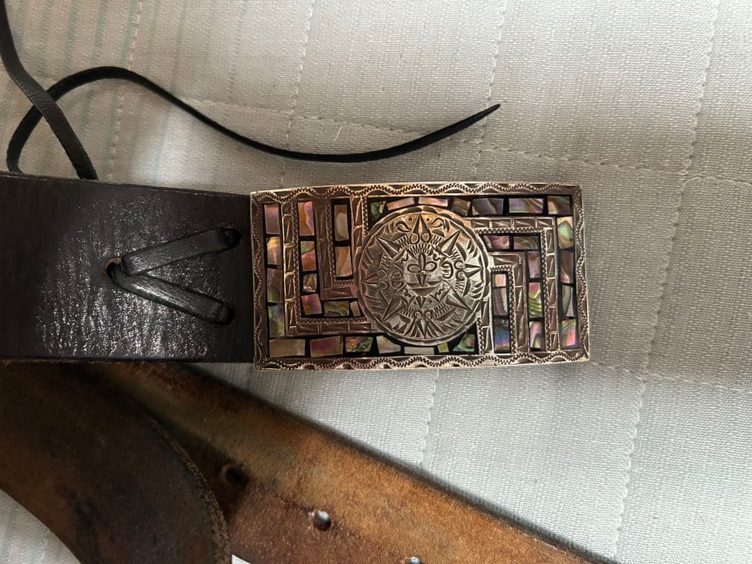 JOYMEX 螺鈿細工シルバー925 ベルト