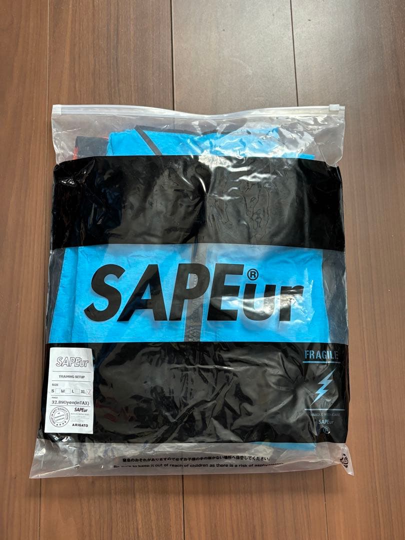 【希少モデル】SAPEurナイロンジャージ上下セットアップXLサイズ