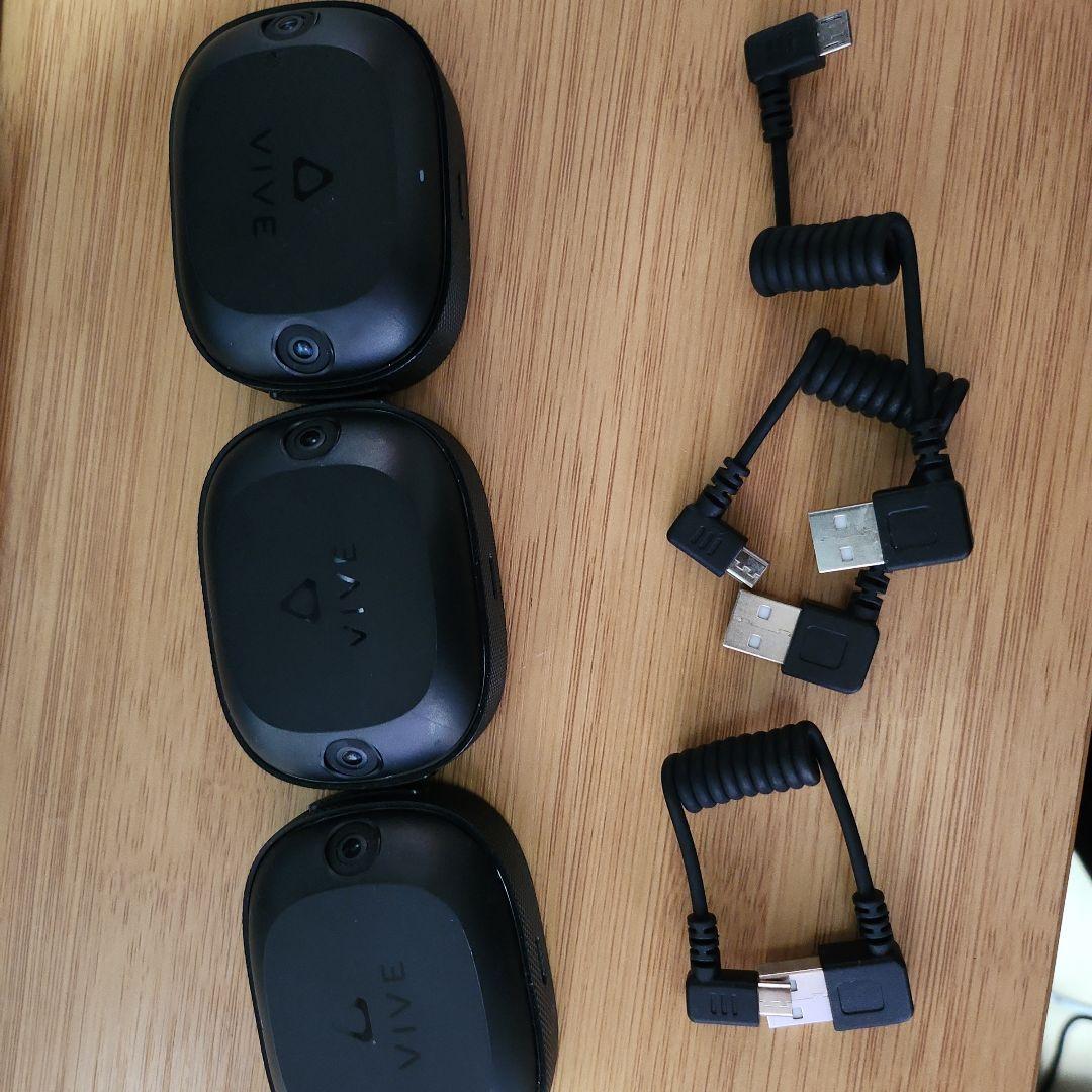 VIVE VRデバイス 3個セット、両足&腰ベルト、トグル付き