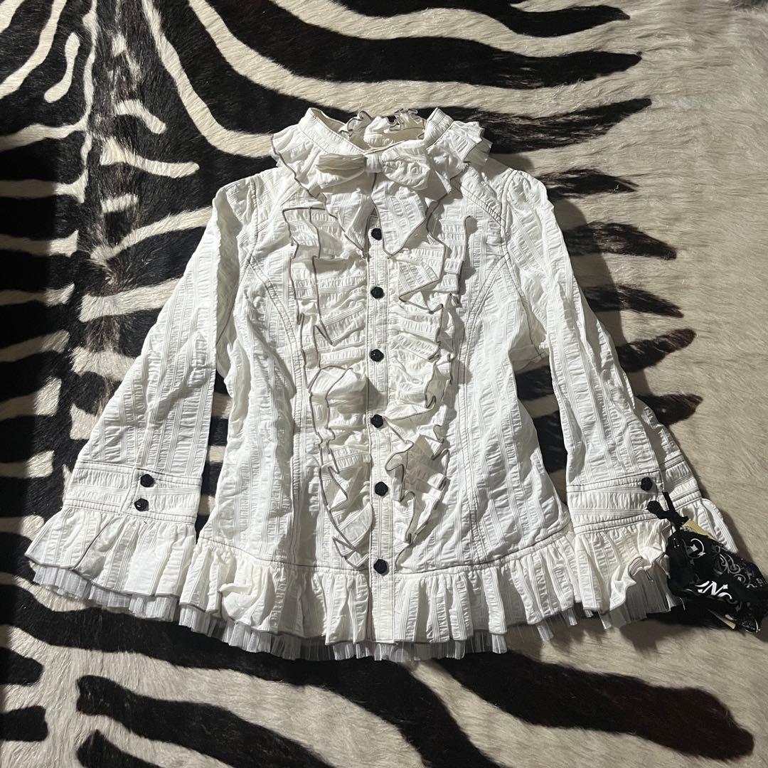 ALGONQUINS frilled shirt ブラウス gothic レース