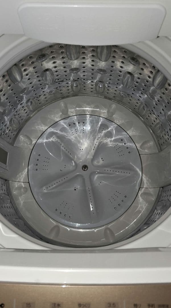 【12/22まで】中古やや美品　yamada 縦型洗濯機 本体 ホワイト