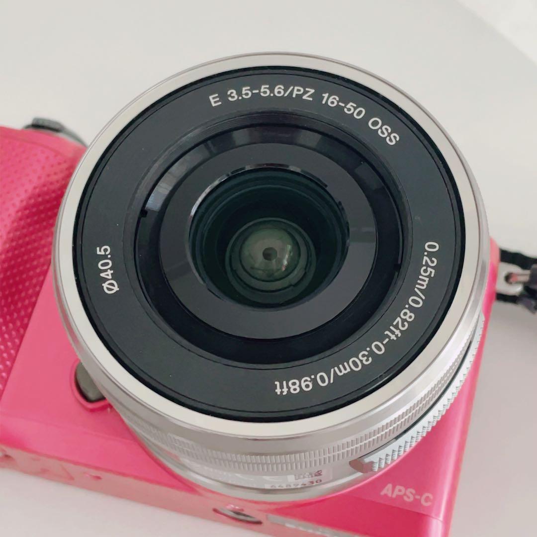 SONY α5000 ILCE-5000 パワーズームレンズキット ピンク