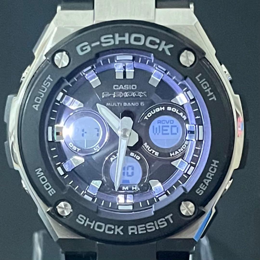 【極美品/新品電池交換済み】G-SHOCK GST-W300電波ソーラー