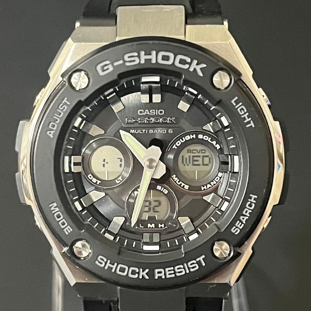 【極美品/新品電池交換済み】G-SHOCK GST-W300電波ソーラー
