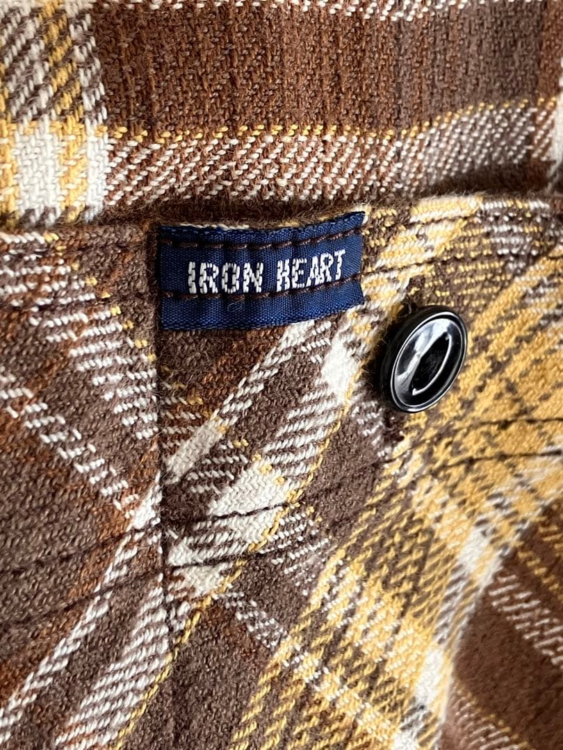 RON HEART アイアンハート チェック ワークシャツ L 日本製