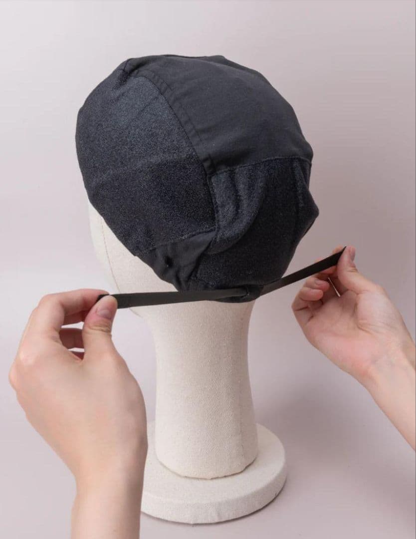 BAREN 襟足ウィッグワンカールショートボブ・インナーキャップ