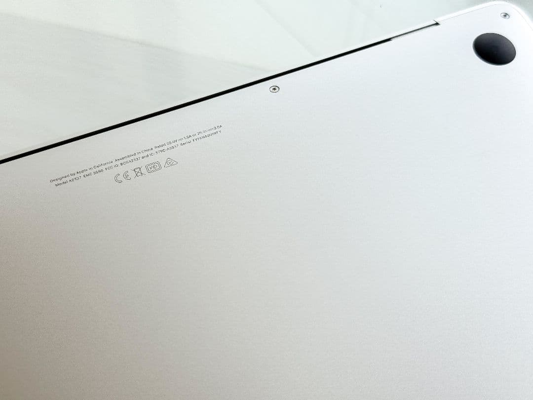 Apple Macbook Air 2020 M1 8GB 256GB シルバー