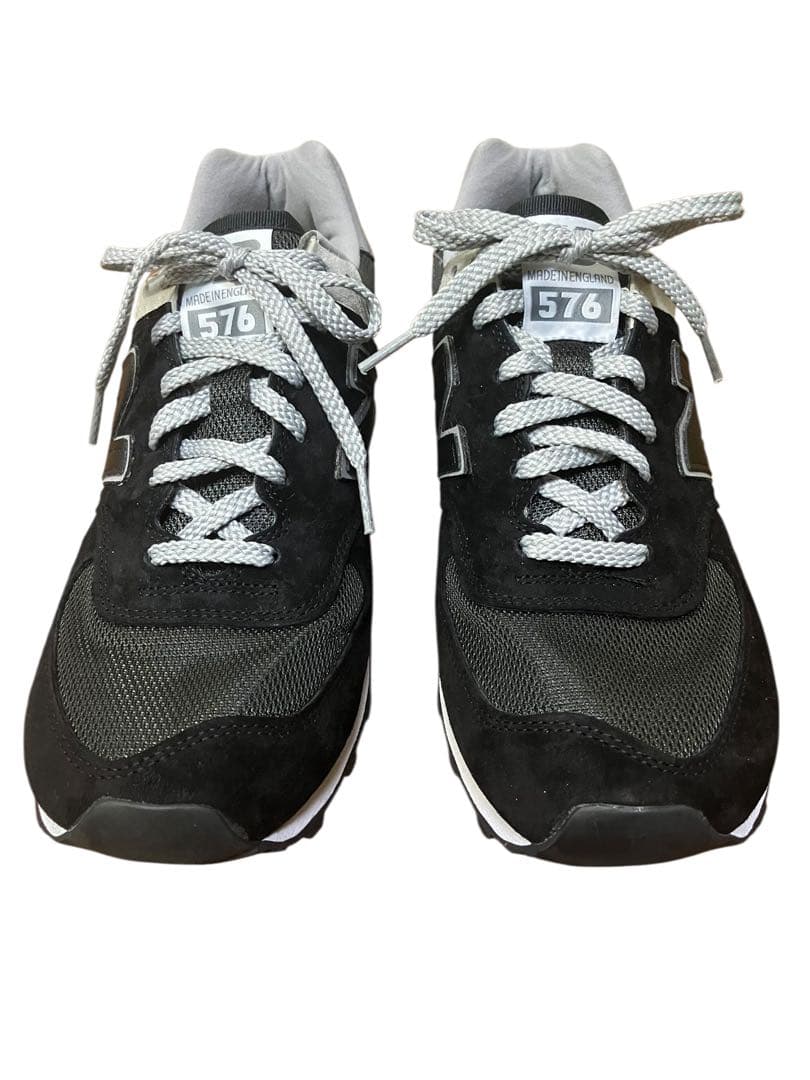 極美品UK製 New Balance ニューバランスOU576PBK BLACK