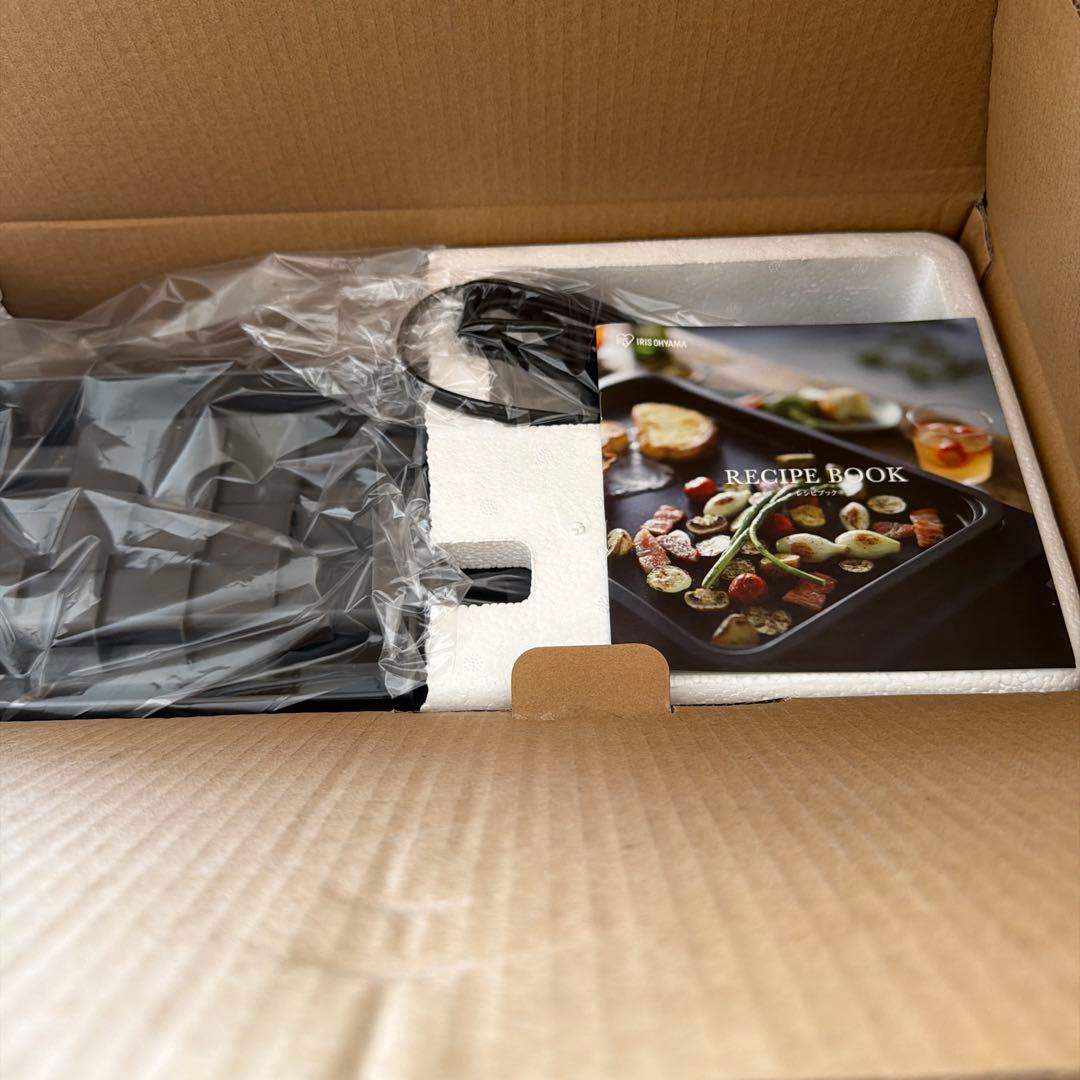 ホットプレート左右温調 WHPK-022-B ブラック (平面/たこ焼き+平面)