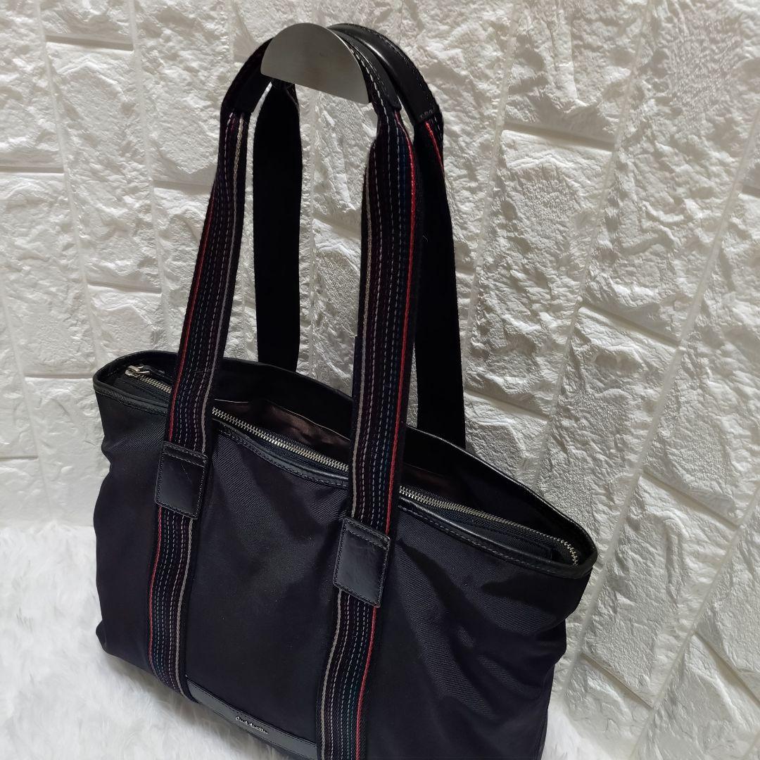 Paul Smith ブラック トートバッグ A4 大容量
