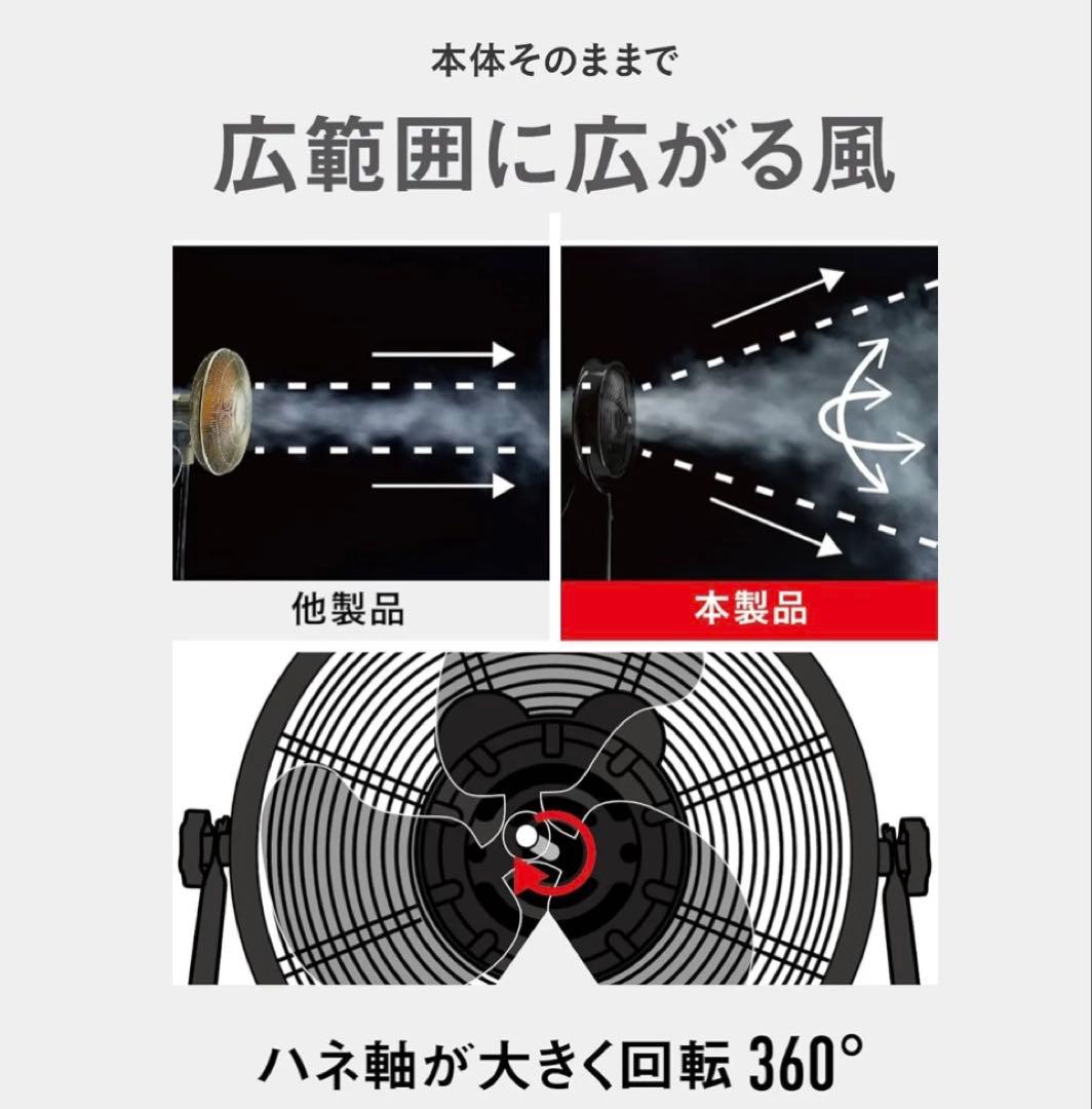 ※最終値下げ※CATERPILLAR 工場扇 35cm 業務用 扇風機 ブラック