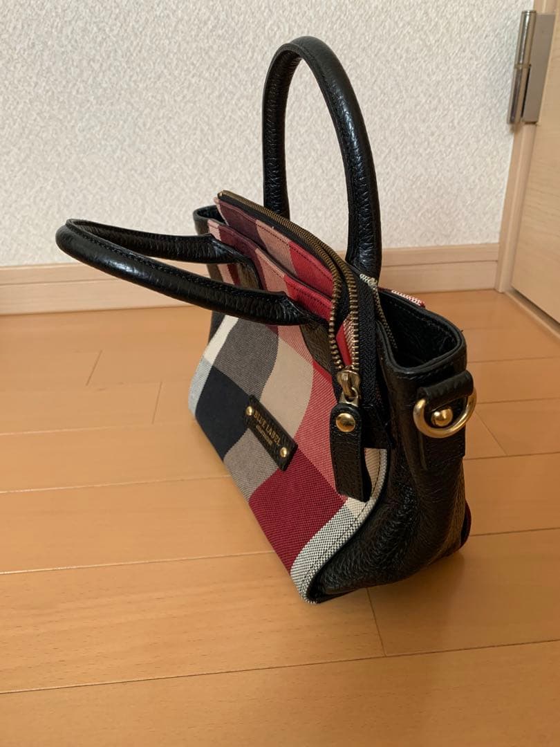 BLUE LABEL CRESTBRIDGE チェック柄ハンドバッグ