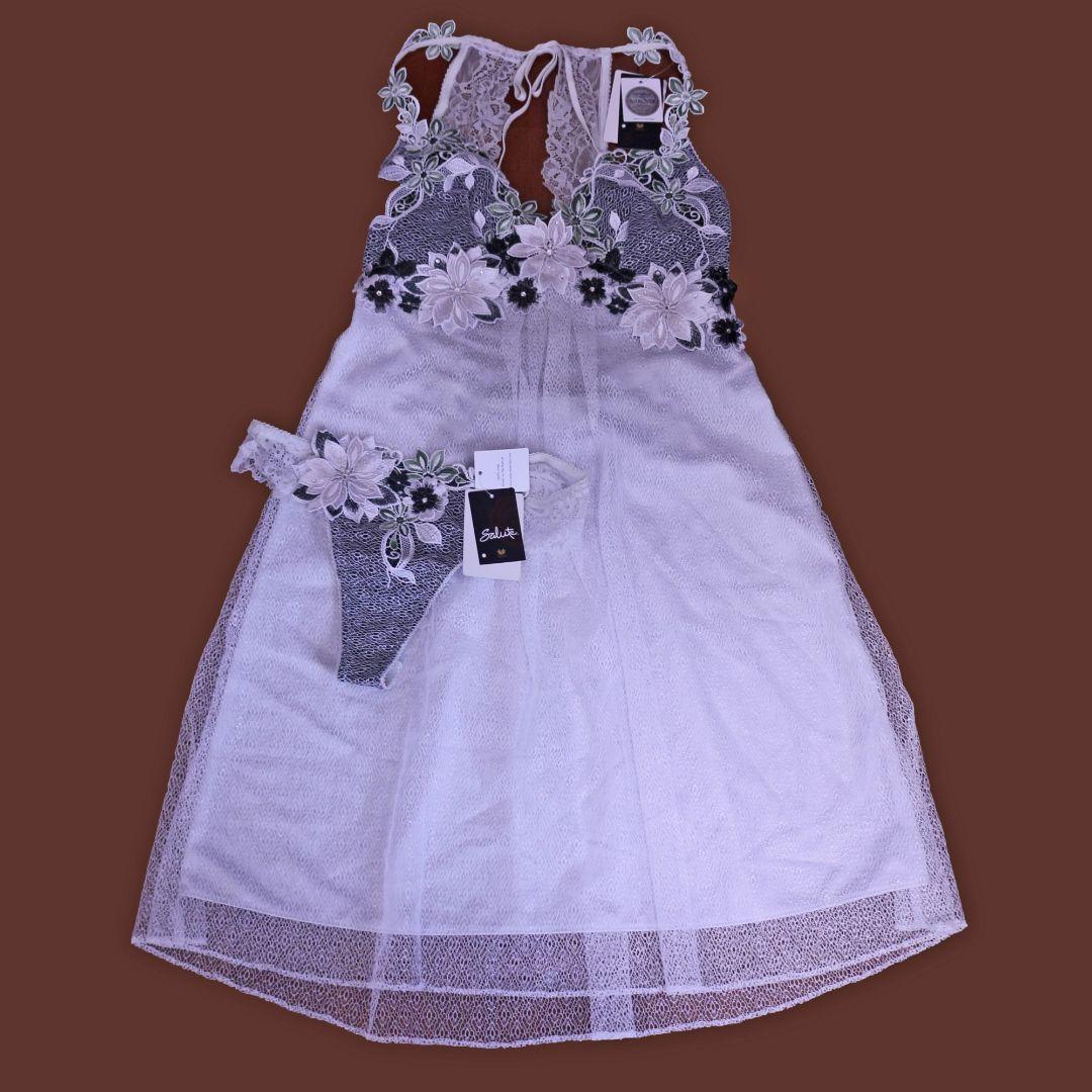 新品 サルート 24G 風と共に去りぬ ナイトドレス ソング Mサイズ2点セット