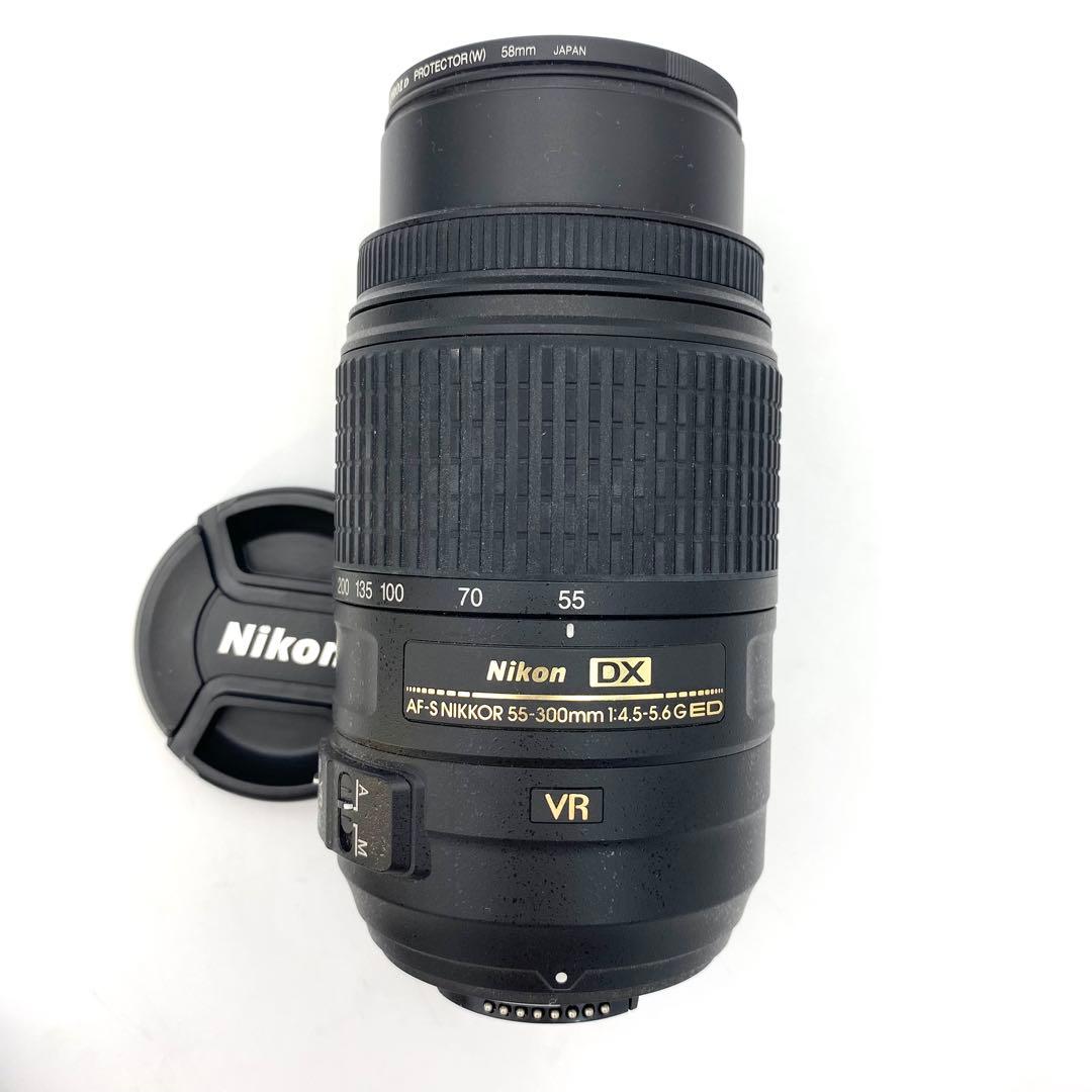 Nikon AF-S NIKKOR 55-300mm VR マクロレンズ セット