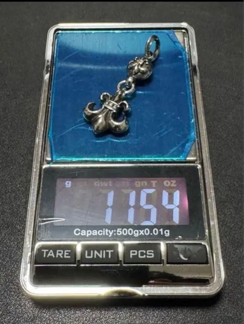 クロムハーツ ワンボールBSフレアペンダント ロールチェーン16inchセット