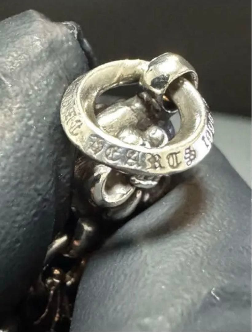 クロムハーツ ワンボールBSフレアペンダント ロールチェーン16inchセット