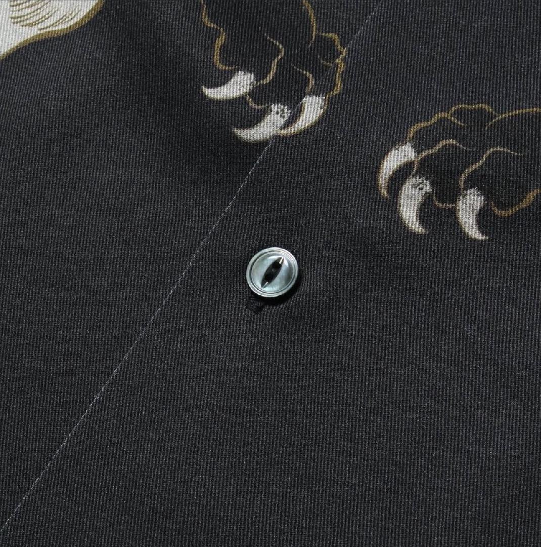 GAKKIN × BUDSPOOL 白墨狐 HAWAIIAN SHIRT 舐達麻