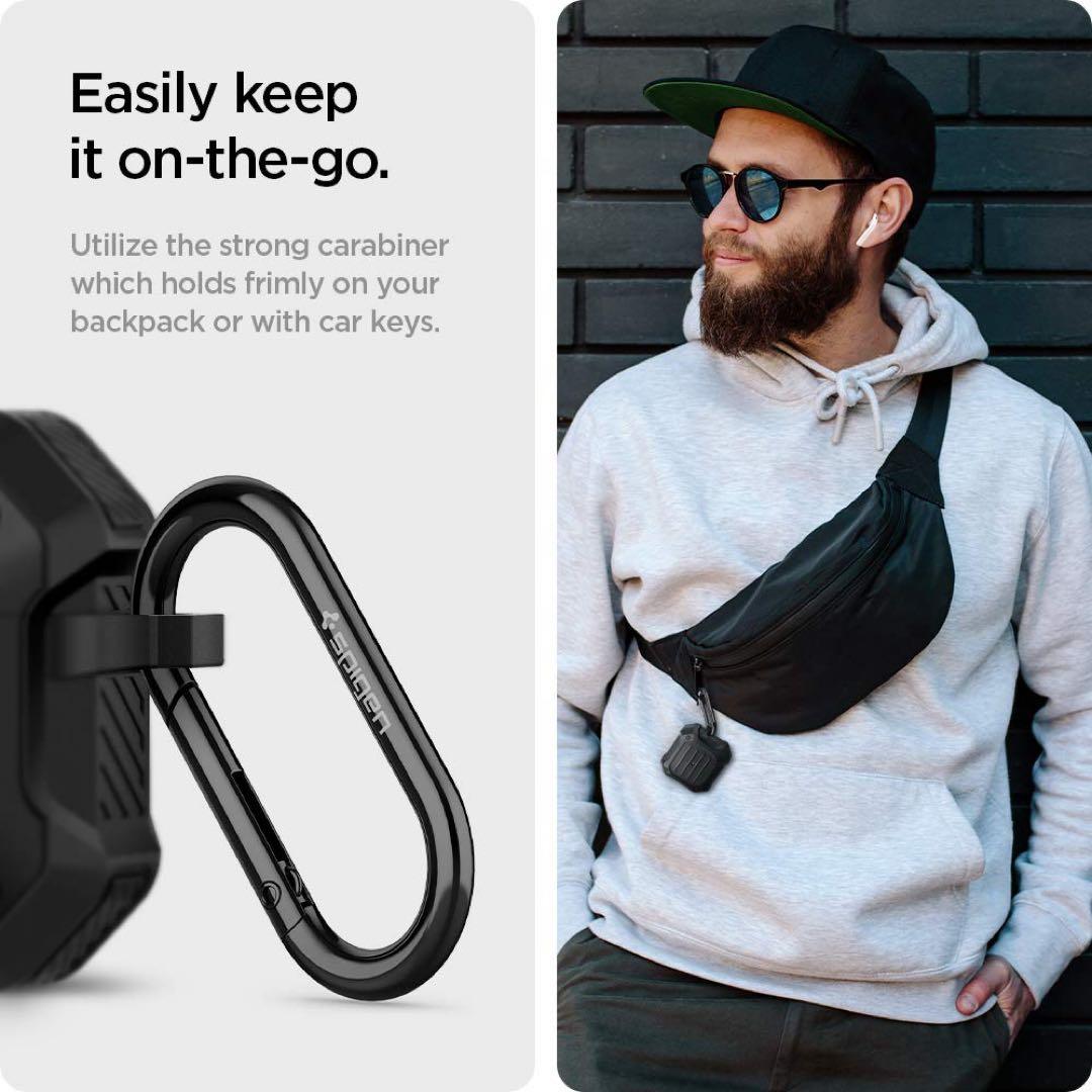 Spigen ブラック イヤホンケース　AirPods 2021