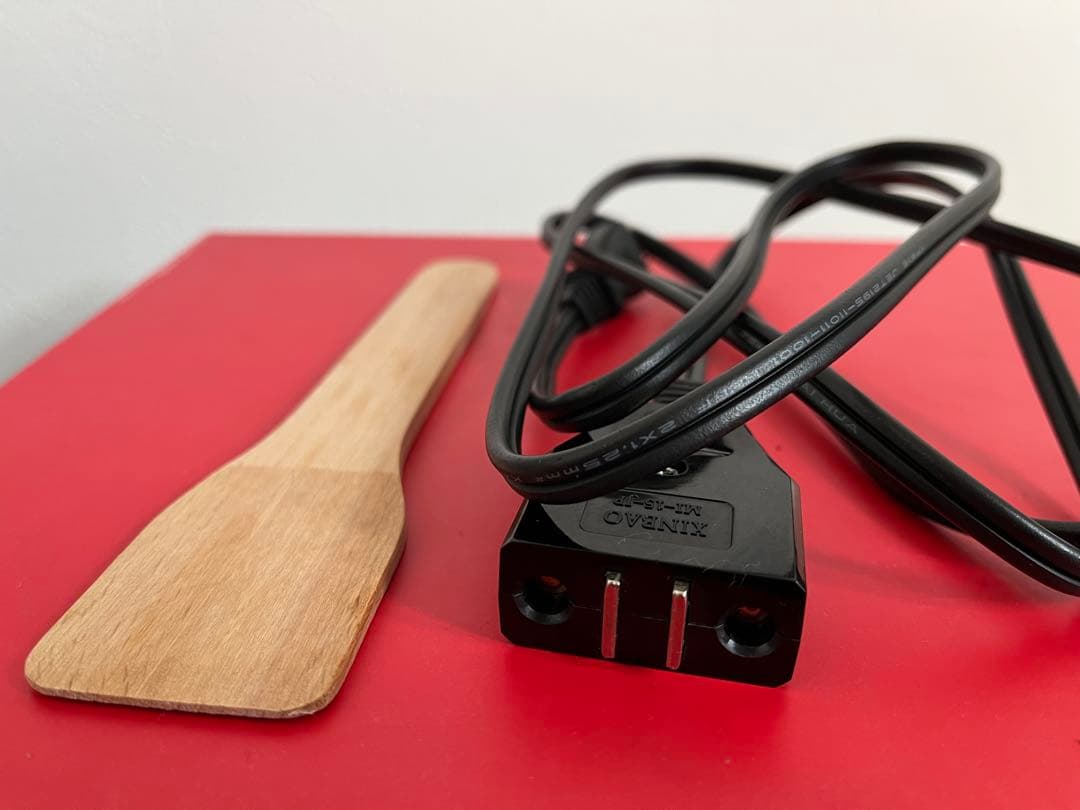 BRUNO コンパクトホットプレート レッド ➕深鍋➕グリル 説明書あり