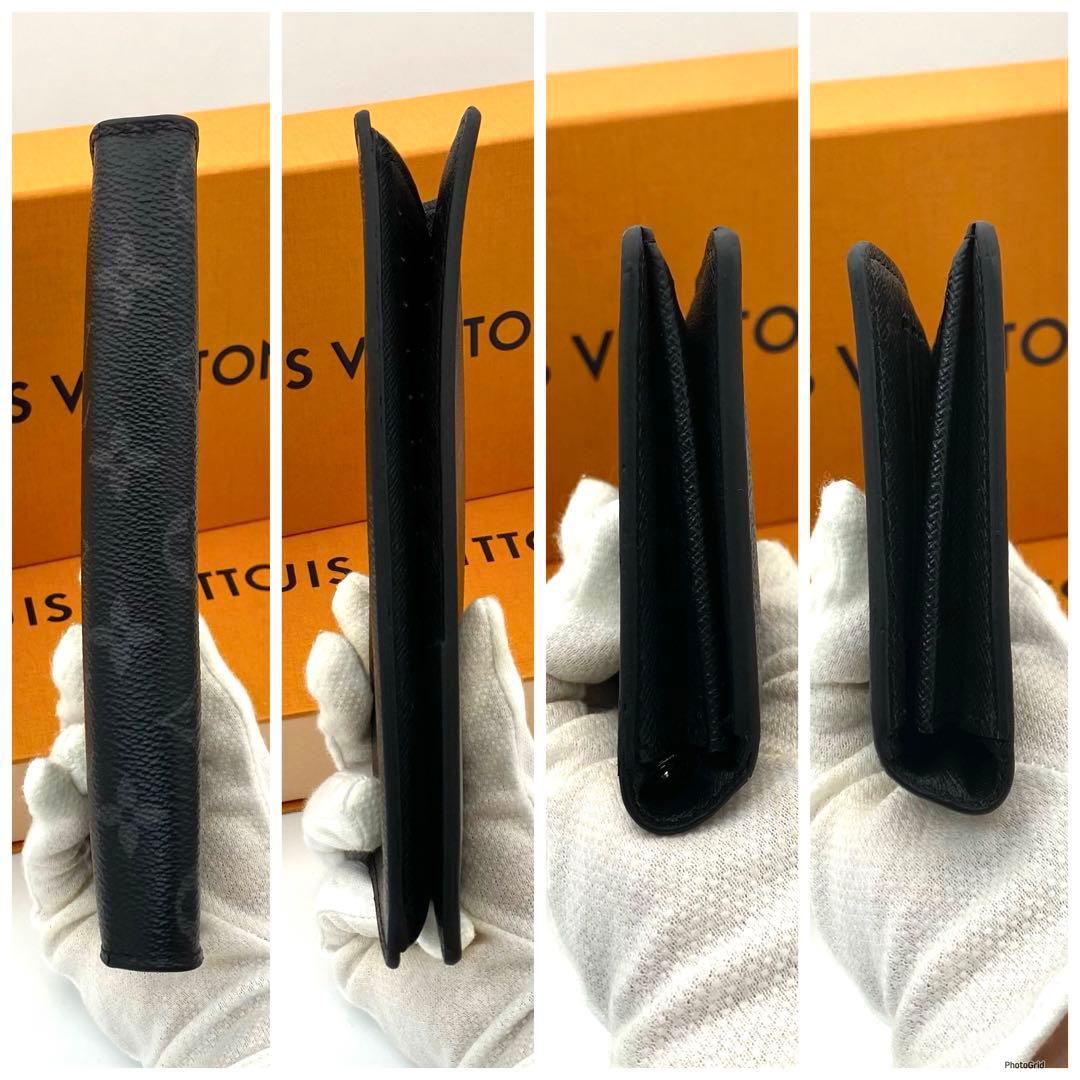 ルイヴィトン モノグラム エクリプス ポルトフォイユ ブラザ ブラック