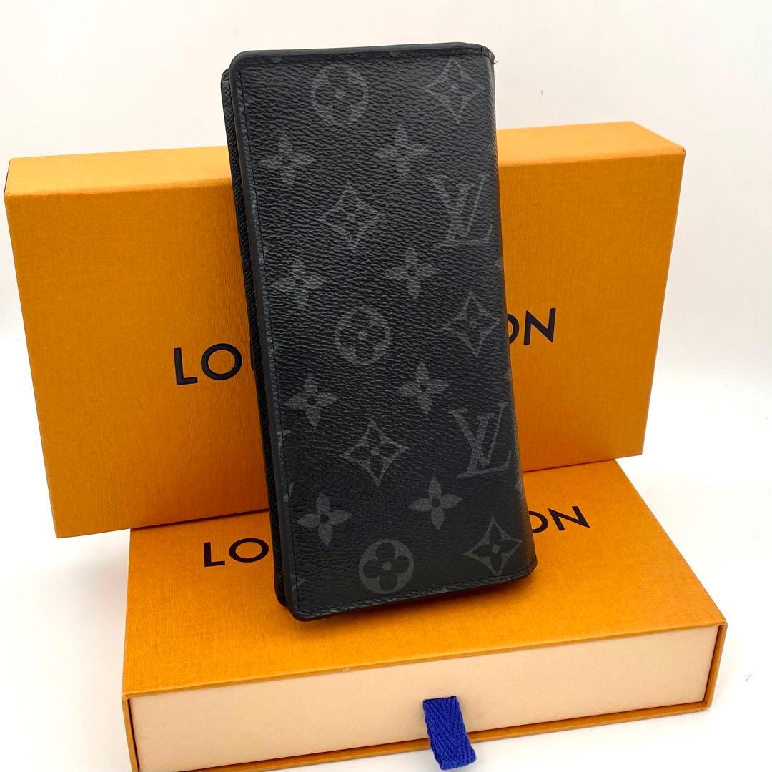 ルイヴィトン モノグラム エクリプス ポルトフォイユ ブラザ ブラック