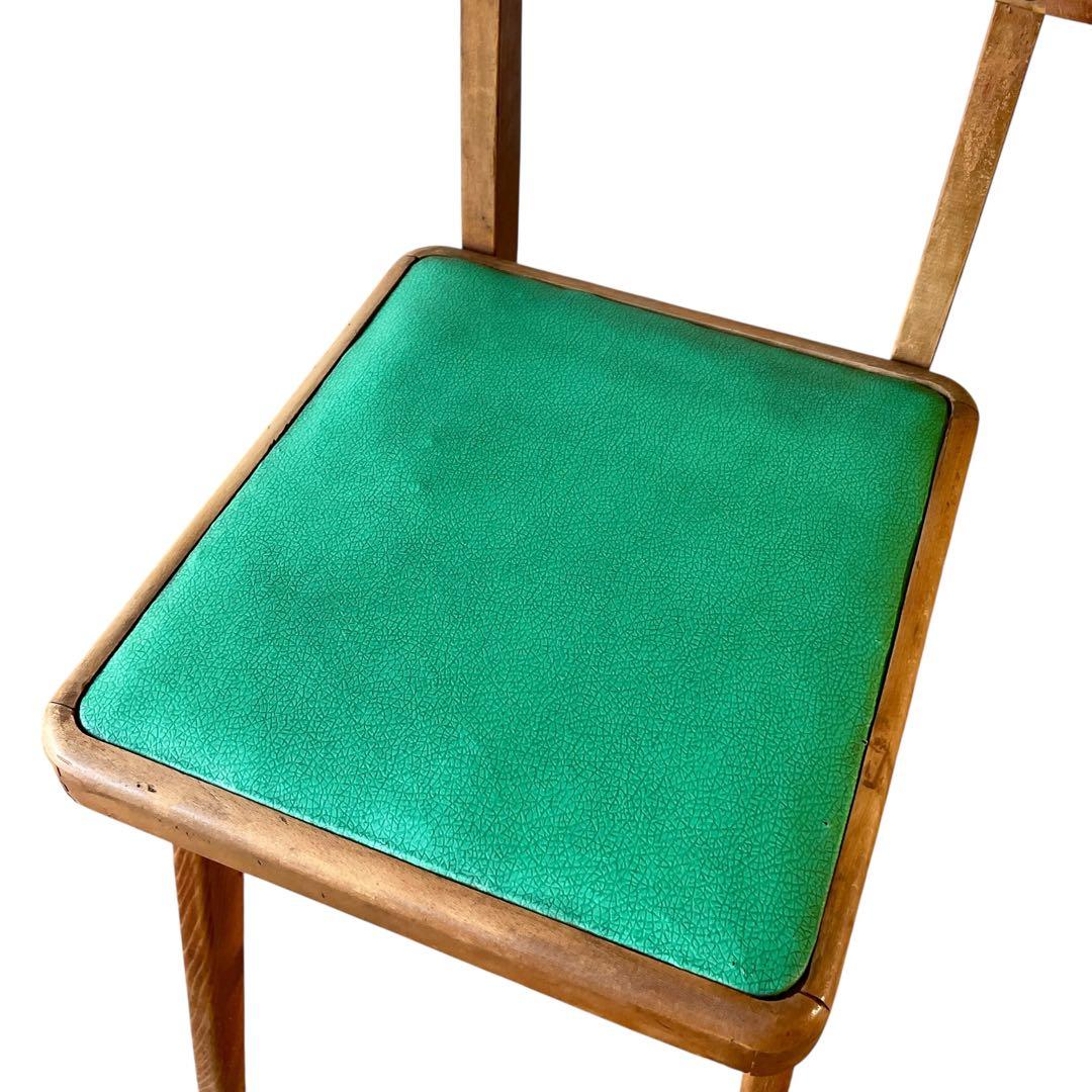 【希少】オールドマルニ ダイニングチェア 木製 椅子 ビンテージ 古道具