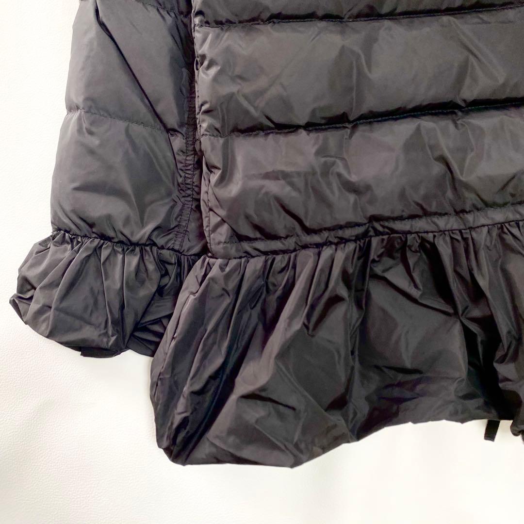 モンクレール　SERRE ダウンジャケット　フリル　フード付き　ドローコード