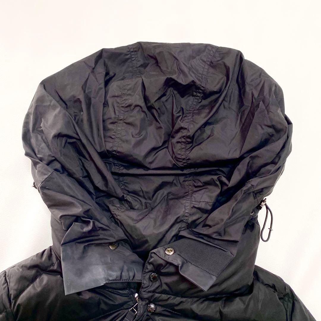 モンクレール　SERRE ダウンジャケット　フリル　フード付き　ドローコード